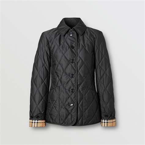 burberry diamond quilted jacket replica|burberry diamond quilted fitted jacket.